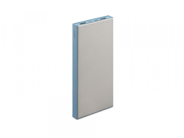 Внешний аккумулятор Rombica NEO ARIA Azure, 10000мАч, Soft-touch, PD, QCharge, Type-C, голубой