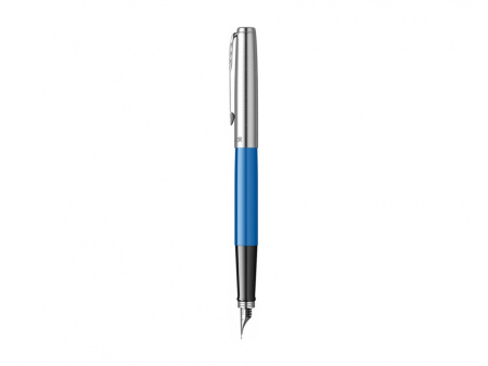 Ручка перьевая Parker Jotter Originals Blue Chrom CT, перо: F, цвет чернил: blue, в подарочной упаковке