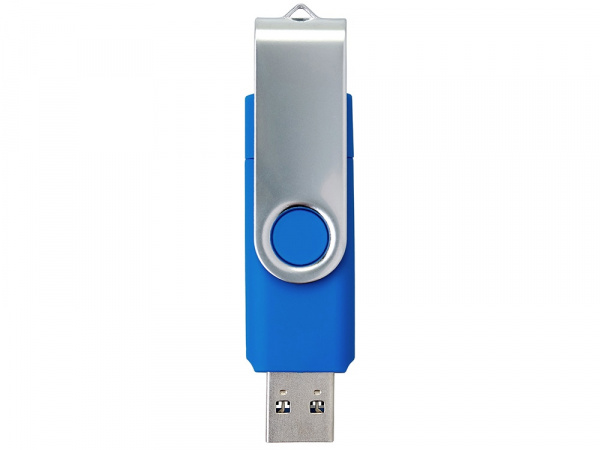 USB3.0/USB Type-C флешка на 16 Гб Квебек C, синий