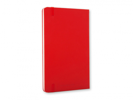 Записная книжка Moleskine Classic (нелинованный) в твердой обложке, Large (13х21см), красный