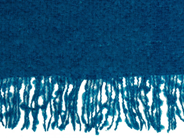 Плед акриловый Mohair, синий