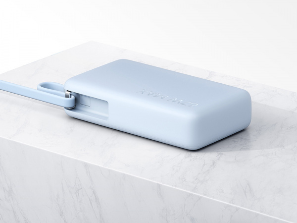 Внешний аккумулятор со встроенным кабелем Xiaomi 67W Power Bank 10000 (Integrated Cable) Ice Blue