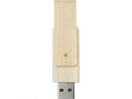 Rotate, USB-накопитель объемом 4 ГБ из бамбука, бежевый