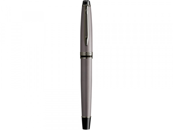 Перьевая ручка Waterman Expert Silver F BLK в подарочной упаковке