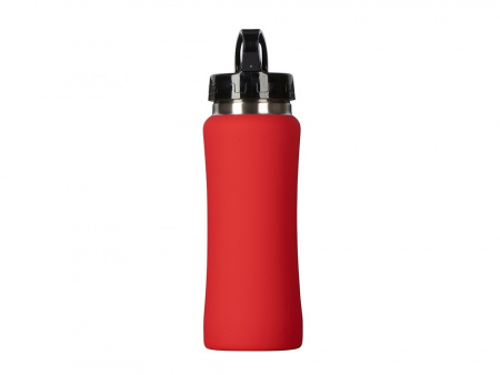 Бутылка для воды Bottle C1, сталь, soft touch, 600 мл, красный (Р)