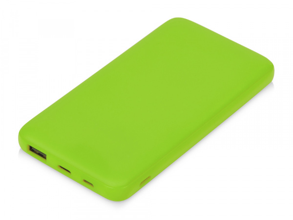 Подарочный набор с бутылкой для воды и повербанком С2, 10000 mAh, зеленое яблоко