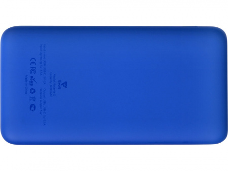 Внешний беспроводной аккумулятор с подсветкой лого Reserve X v.2, 8000 mAh, ярко-синий
