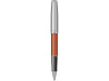 Ручка-роллер Parker Sonnet Essentials Orange SB Steel CT, цвет чернил black,перо: F, в подарочной упаковке.