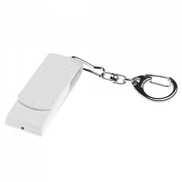 Флешка USB 3.0 Варуна на 128 ГБ, крапчатый белый
