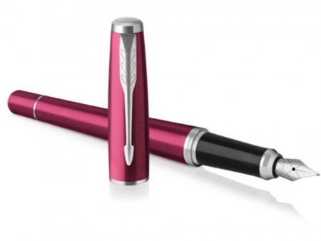 Перьевая ручка Parker Urban Core, Vibrant Magenta CT, F309, перо: F, цвет чернил: blue, в подарочной упаковке