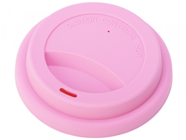Стакан с силиконовой крышкой Cafe, dust pink